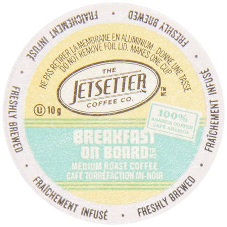 The Jetsetter Coffee, Breakfast on Board, 18ct, 171g Keurig {Imported from Canada}