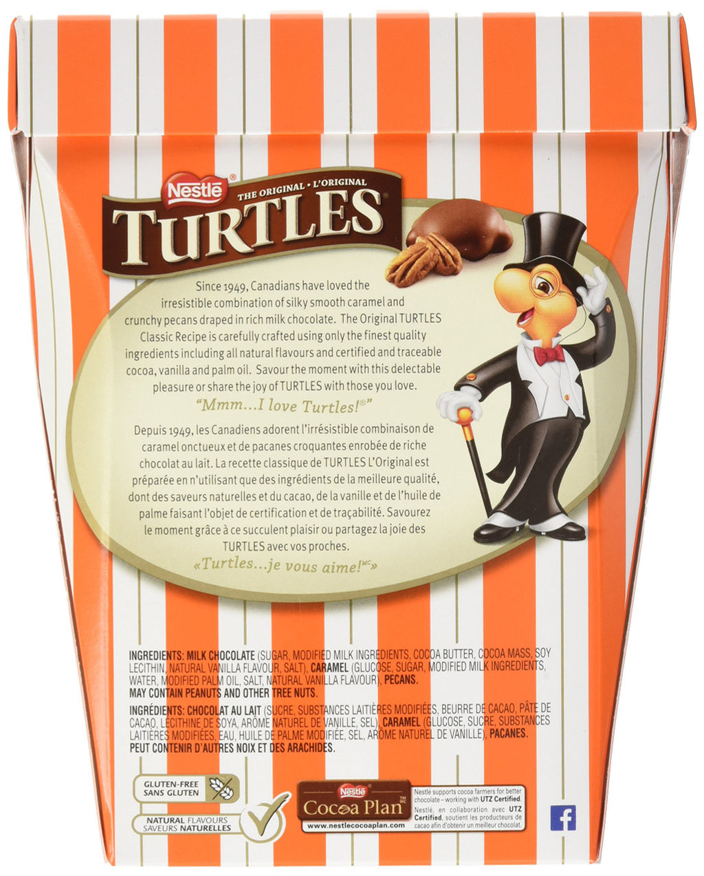 Nestle the Original Turtles 100% Pecan 350g/12.34oz Box {Imported from Canada}