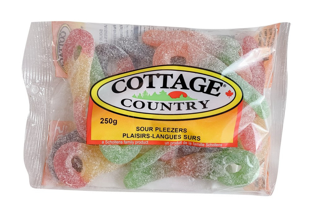 Cottage Country Sour Teezers Gummy Candy 150g/5.3oz. (Imported from Canada)