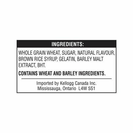 Kellogg's Mini-Wheats, Vanilla Latte Flavour, Cereal, 439g/15.5oz, {Imported from Canada}