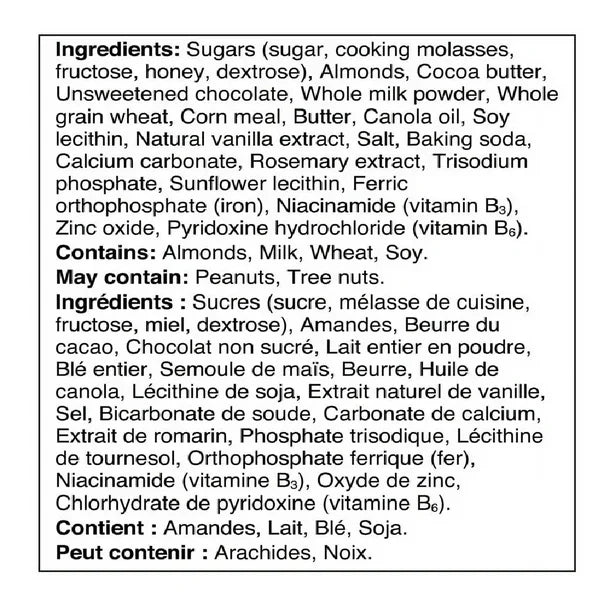 OMG! Milk Chocolate Almond & Toffee Clusters, Milk Choc, Almonds, Toffee 300g