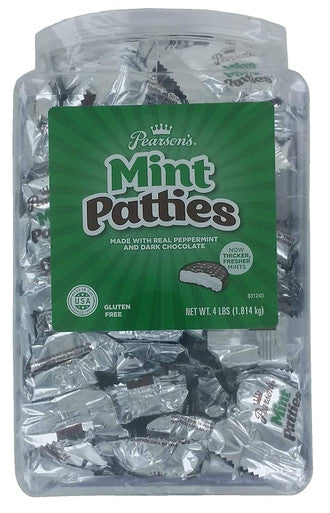Pearson's-Mint Patties, 240ct, 4 pounds/1.8oz  {Imported from Canada}