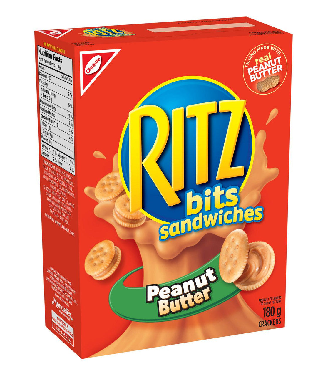 Ritz Bits Sandwiches Peanut Butter Flavour 180g/6.35oz {Imported from Canada}