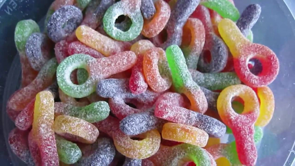 Nature's Bounty Sour Soothers Gummy Candy, 1kg/2.2lb Tub, {Imported from Canada}