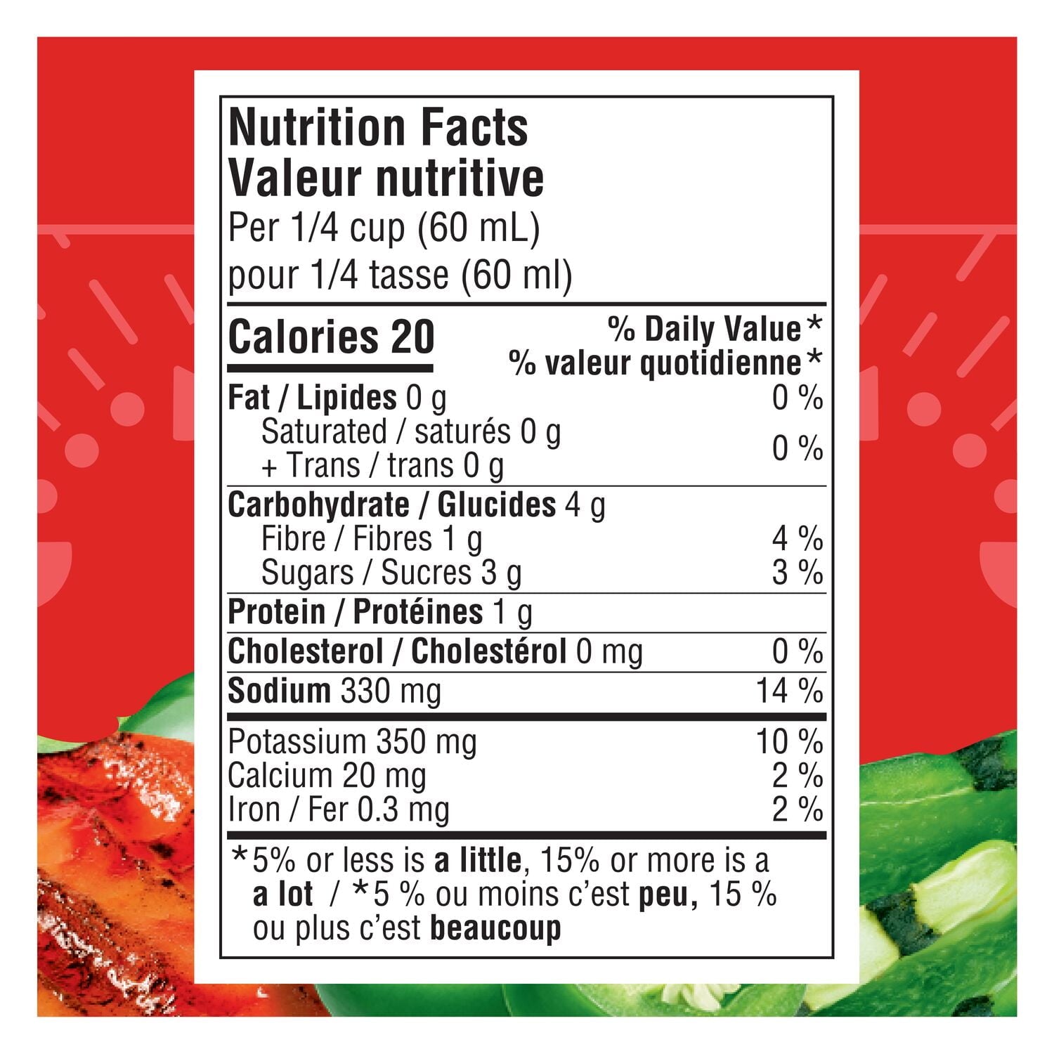 Tostitos Hot Salsa Dip, 418ml/14.1oz - Nutrition Facts Label