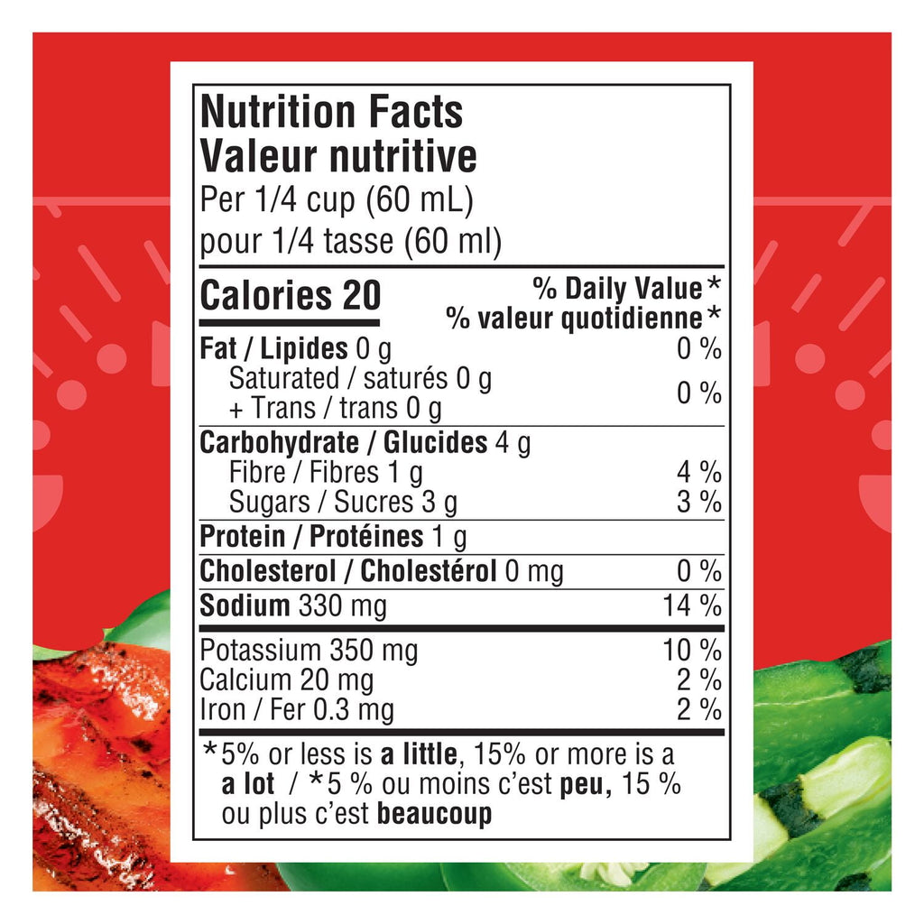 Tostitos Hot Salsa Dip, 418ml/14.1oz - Nutrition Facts Label