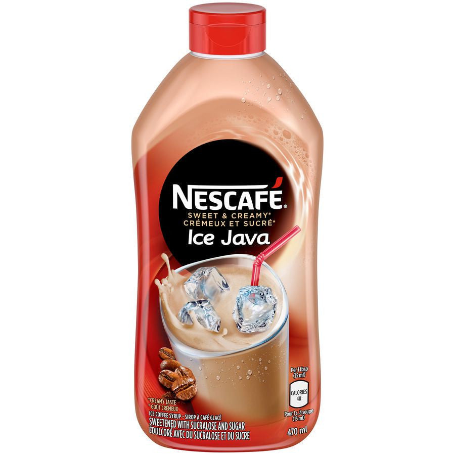Nescafe Ice Java Coffee Syrup 470ml - Pack of 2 - {Imported from Canada}