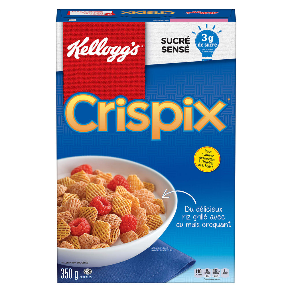 Kellogg's Crispix Krispies Cereal, 350g/12oz, (Imported from Canada)