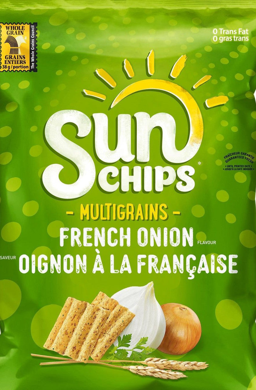 Sun Chips French Onion Multigrain Snacks, 40g/1.4 oz. Bag {Imported from Canada}