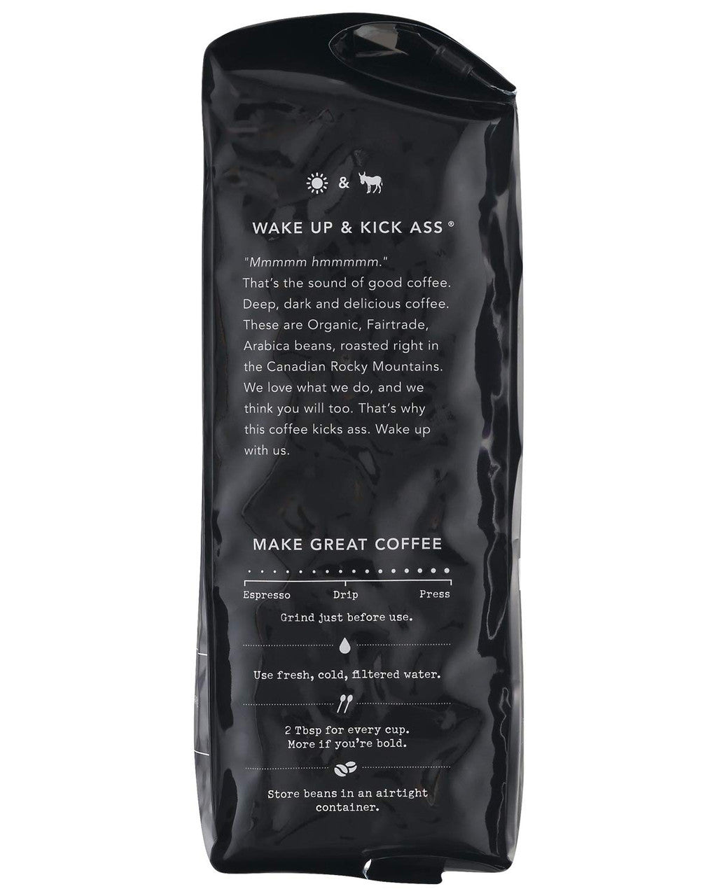 Kicking Horse Smart Ass Medium Roast Ground Coffee 284g/10 oz, (3 pk) {Imported from Canada}