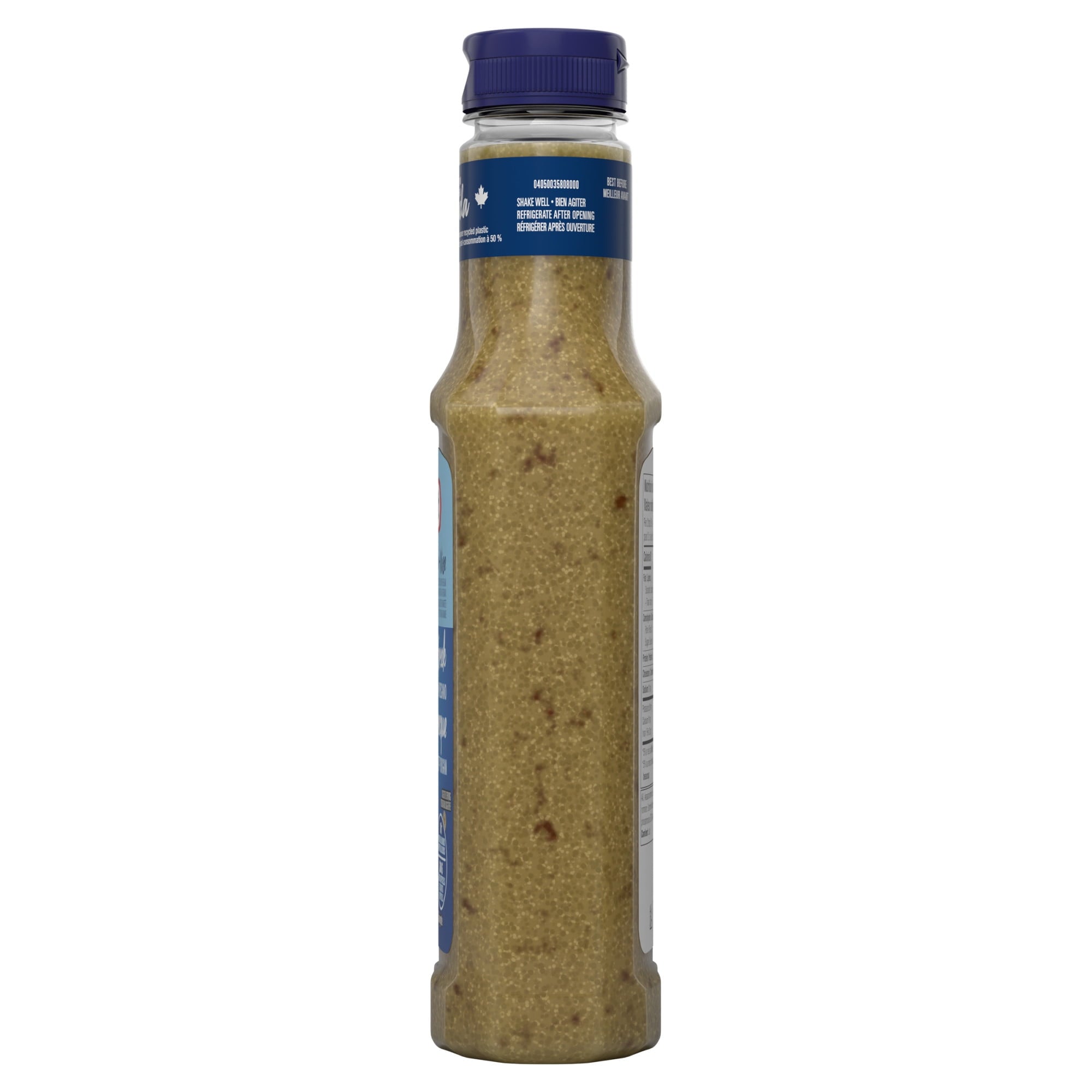 Kraft Calorie-Wise Greek with Feta & Oregano Salad Dressing 425ml/14.4 oz., Bottle, side of bottle