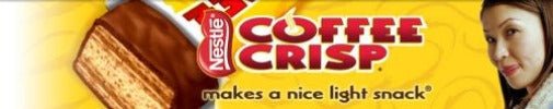 Nestle Coffee Crisp Chocolate Candy Bars, 50g/1.8oz, 24ct, (Imported from Canada)