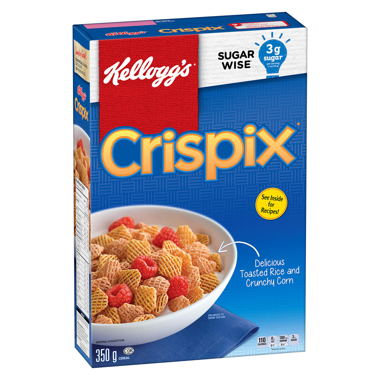 Kellogg's Crispix Krispies Cereal, 350g/12oz, (Imported from Canada)