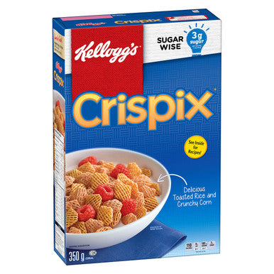 Kellogg's Crispix Krispies Cereal, 350g/12oz, (Imported from Canada)