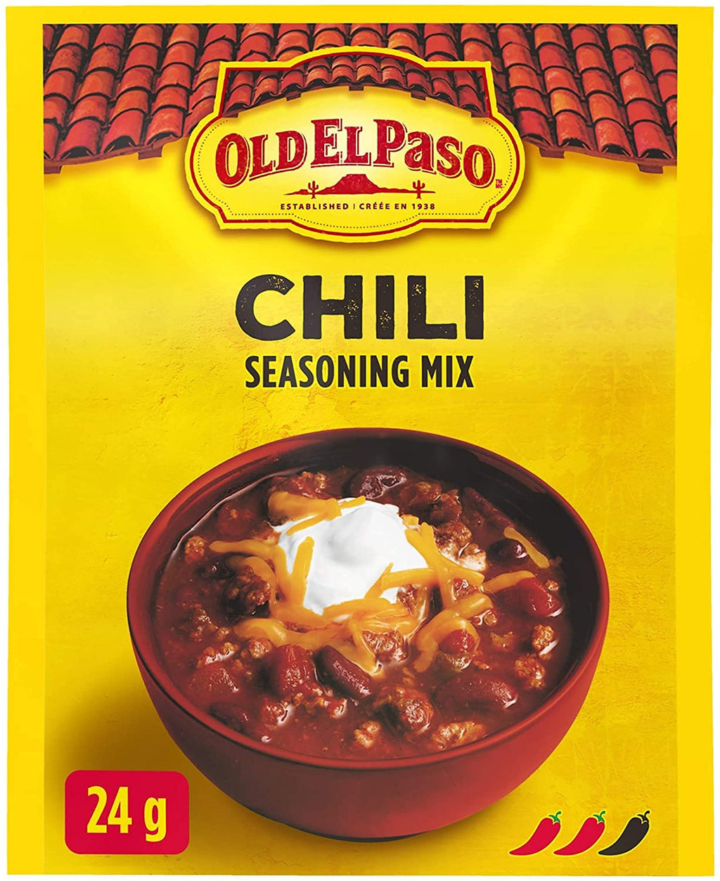 Old El Paso Chili Seasoning Mix, 24g/0.8oz., 6-Pack {Imported from Canada}