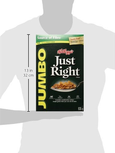 Kellogg's Just Right Cereal, 935g/33oz, Box, (Imported from Canada)