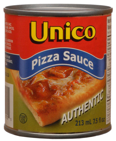 Unico Authentic Gluten Free Pizza Sauce, 213ml/7.5 fl. oz., {Imported from Canada}