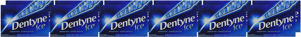 Dentyne Ice Bubble Gum, Peppermint, 12 Count {Imported from Canada}