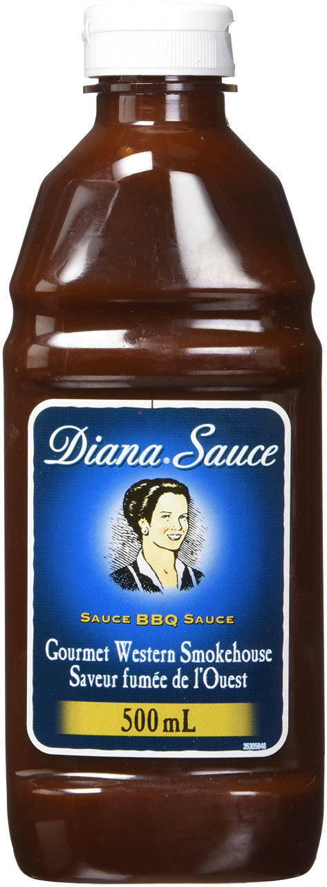 DIANA Sauce, Smokehouse Flavour, 1ct, 500ml/16.90 oz.{Imported from Canada}