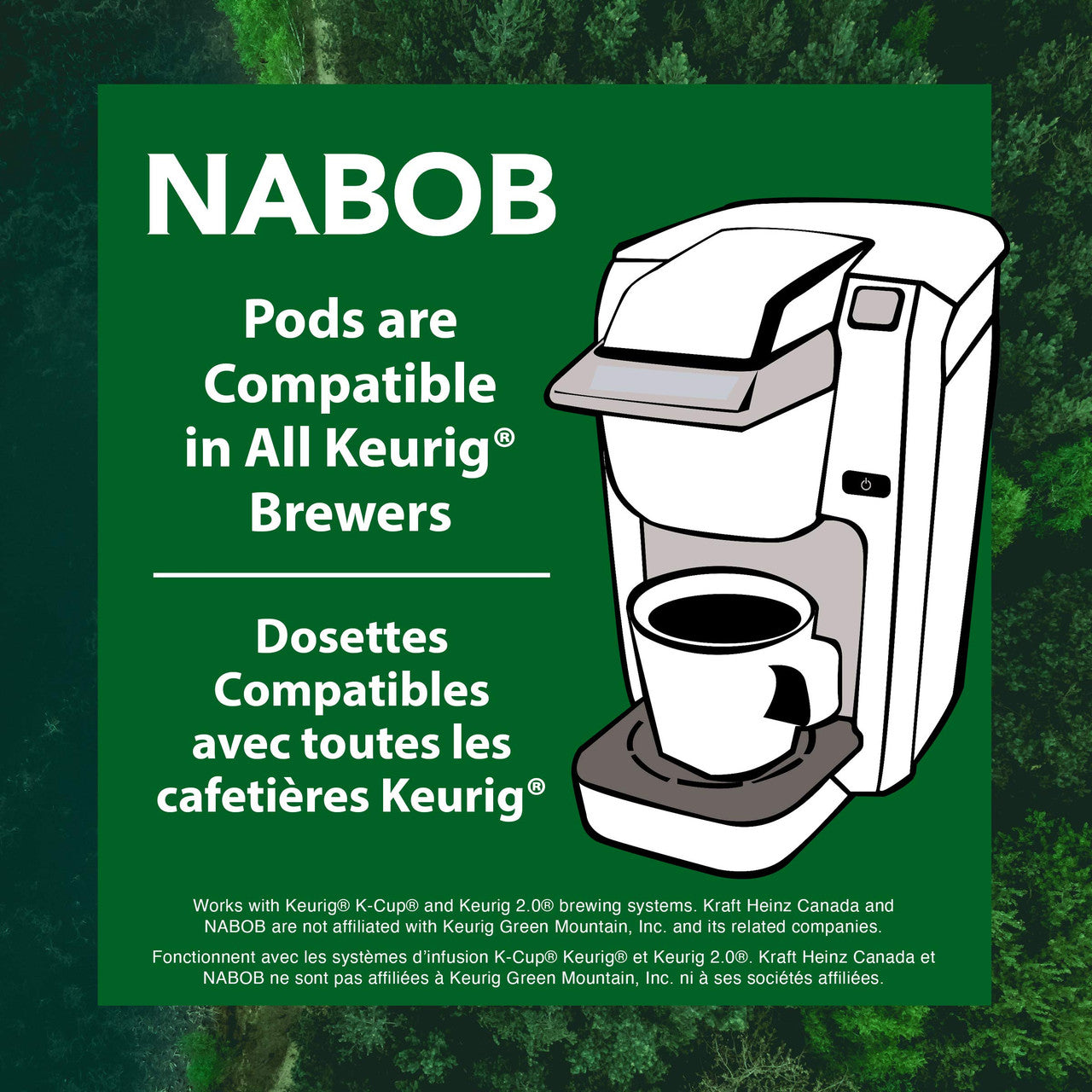 Kraft Nabob Breakfast Blend Coffee Pod, Compatible with Keurig K-Cup Brewers, 12-Count