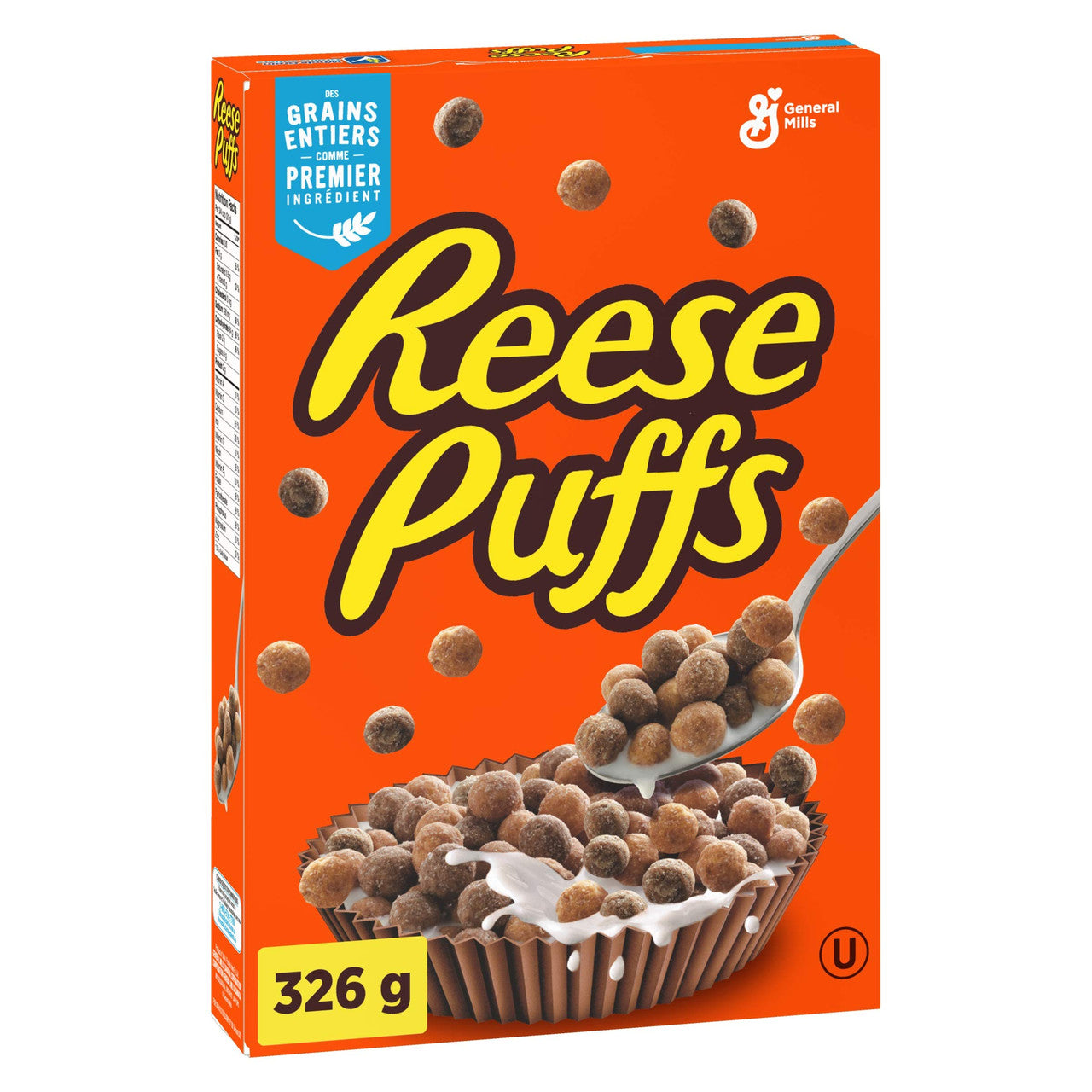 REESE PUFFS Cereal, 326g/11.5 oz., {Imported from Canada}