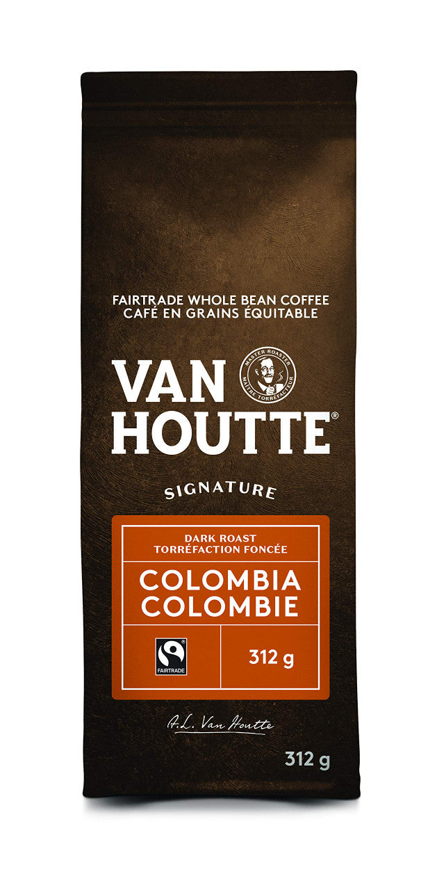 Van Houtte Colombia Fairtrade Dark Beans, 312g/11oz.,{Imported from Canada}