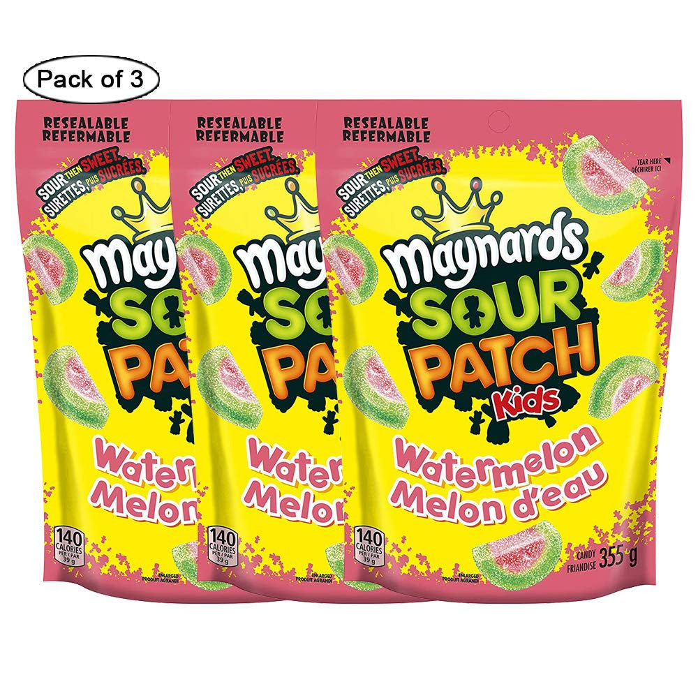 Maynards Sour Patch Kids Watermelon 355g/12.5 oz. (3 pack) {Imported from Canada}