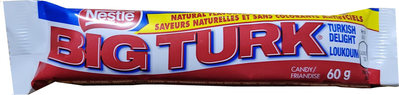 Nestle Big Turk, Chocolate Bar, 4pk, (60g/2.1 oz per bar), {Imported from Canada}
