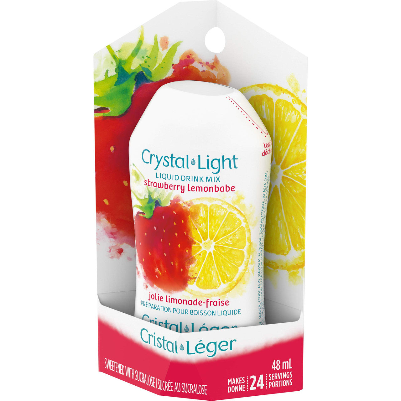 Crystal Light Liquid Drink Mix - Strawberry Lemonbabe 48ML (Imported from Canada)