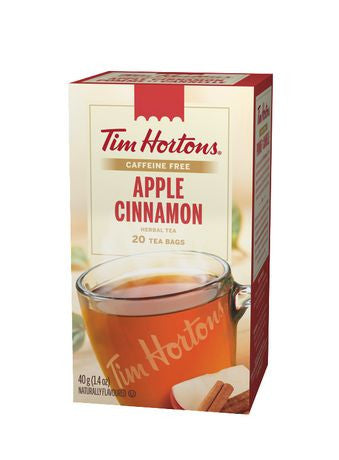 Tim Hortons Apple Cinnamon Tea, 20ct, 40g/1.4oz {Imported from Canada}