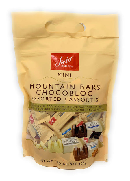 Swiss Delice Mini Chocolate Mountain Bars, 600g/21.2 oz., {Imported from Canada}