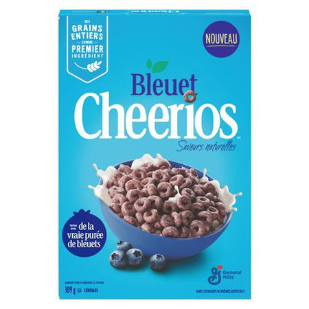 General Mills Cheerios Blueberry Cereal 309g/10.9 oz., {Imported from Canada}