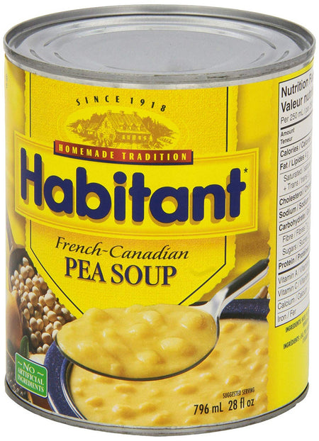 Habitant French Canadian Pea Soup, 796ml/28oz. (Imported from Canada)