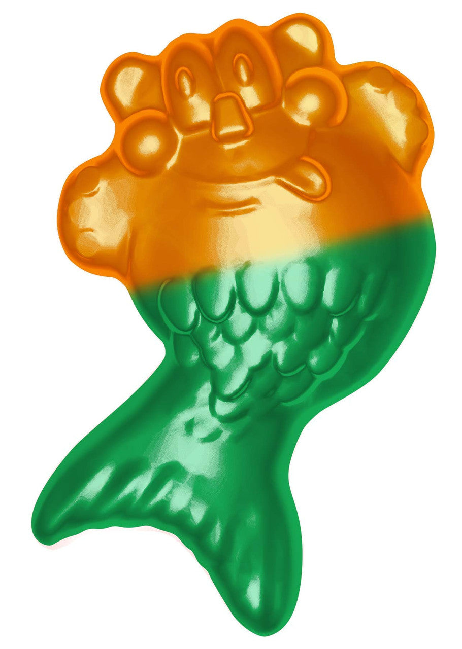 Jolly Rancher Misfits Mer-Bears, Gummy Candy (Box Of 10, 182g/6.4 oz., Bags), {Imported from Canada}