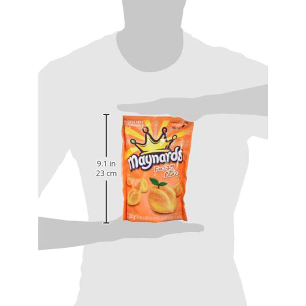 Maynards Fuzzy Peach Candy, 355g/12.5 oz. (3 pk), {Imported from Canada}