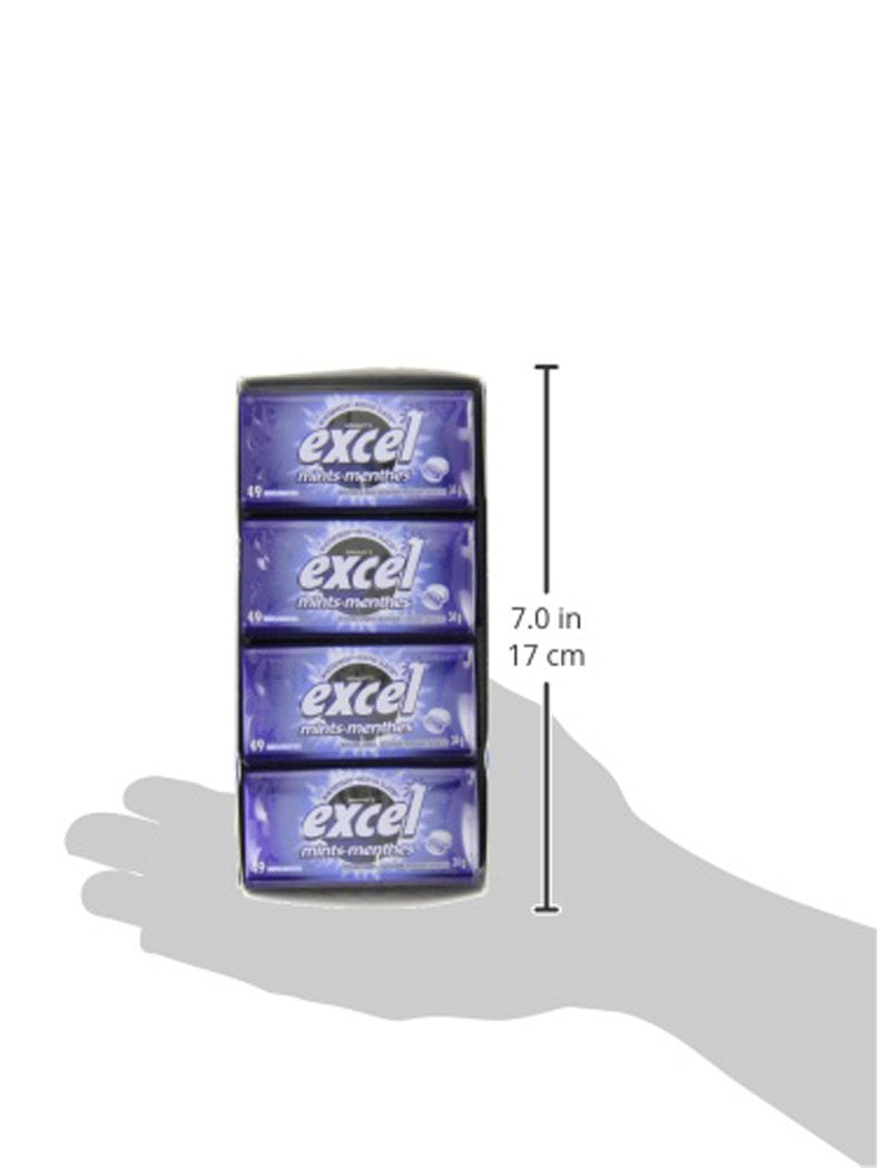 Excel Sugar-Free Chewing Gum, 34gm Tin, 8 Count (Winterfresh) {Imported from Canada}