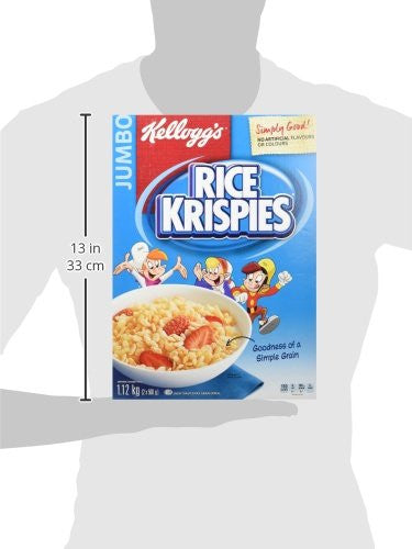 Kellogg's Rice Krispies Cereal,  1.12kg/39.50oz (Jumbo Size) {Canadian}