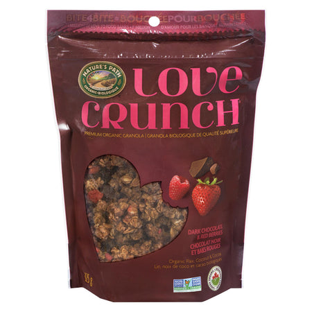 Nature's Path Love Crunch Organic Dark Chocolate & Red Berries Granola, 325g/11 oz. Bag {Imported from Canada}