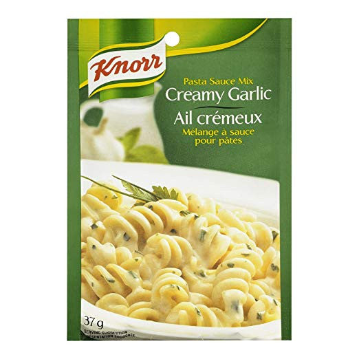 Knorr Pasta Sauce Mix, Creamy Garlic, 37g/1.3 oz., {Imported from Canada}