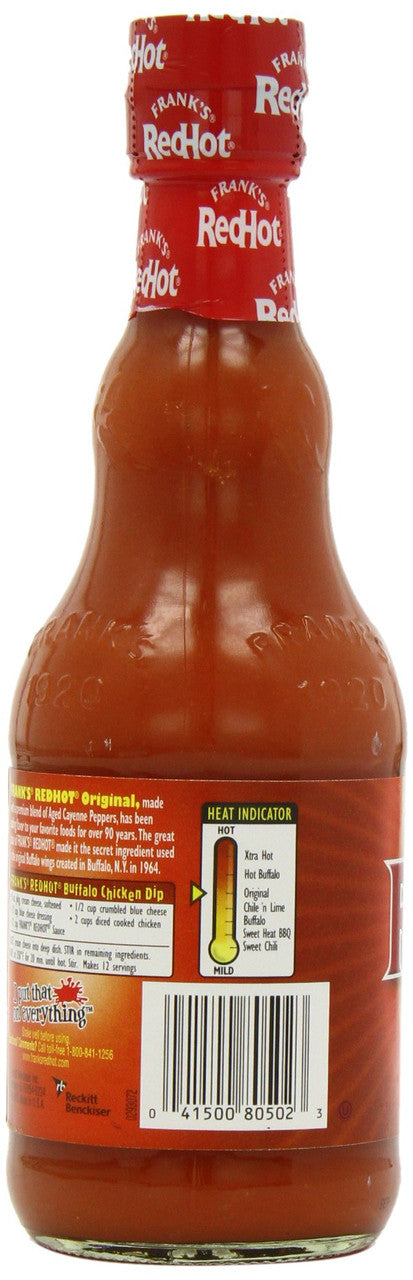 Franks Red Hot Sauce, 12 Ounce {Imported from Canada}