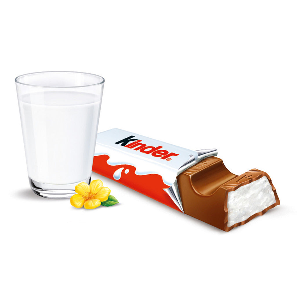 Kinder Milk Chocolate Single Bars, 6ct, 126g/4.4 oz. Box {Imported from Canada}