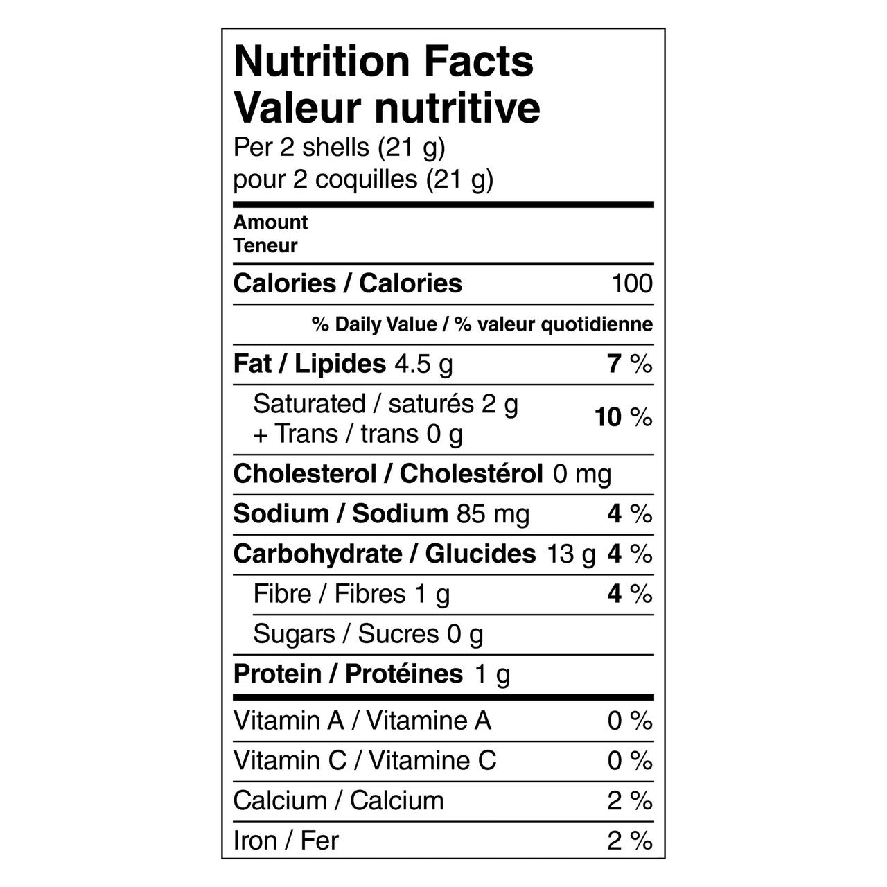 Old El Paso Gluten Free Taco Crunchy Shells (18pk) 191g/6.7 oz {Imported from Canada}