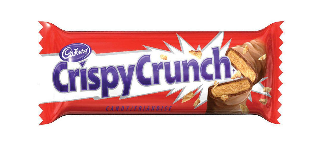Cadbury Crispy Crunch Mini Chocolate Bars 10 Snack Size, 115g/4oz, 5-Pack{Imported from Canada}