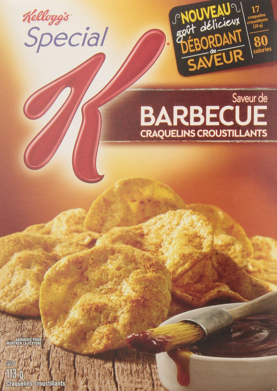 Kellogg's Special K Cracker Chips BBQ, 113g/3.98oz {Imported from Canada}