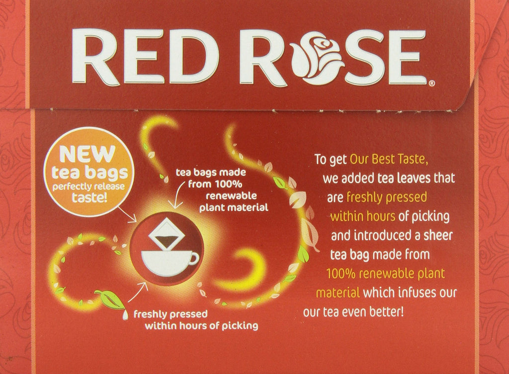 Red Rose Orange Pekoe Tea 418g/144 Tea Bags, Per Box, 4ct, {Imported from Canada}