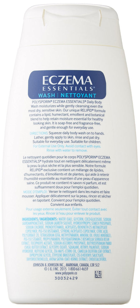 Polysporin Eczema Body Wash, 295ml/9.97oz {Imported from Canada}