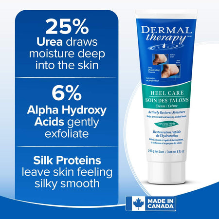 Dermal Therapy Actively Restores Moisture Heel Care 8Oz (240ml) {Canadian}