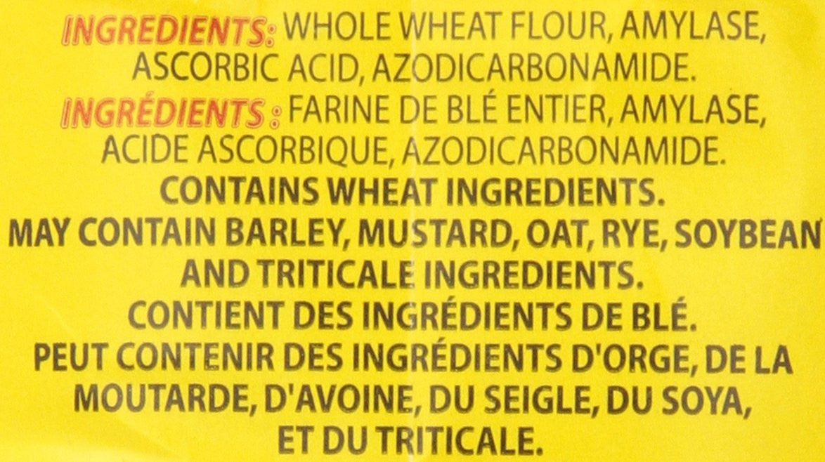 Robin Hood Whole Wheat All Purpose Flour 2.5kg/5.51lbs, (Imported from Canada)