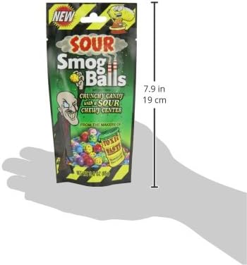 Toxic Waste Sour Smog Balls, 85g/3 oz.