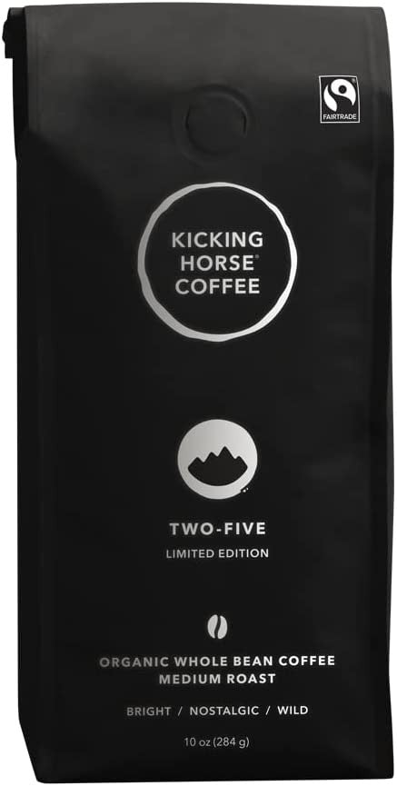 Kicking Horse Coffee Smart Ass Medium Roast Whole Bean 2.2 Pound